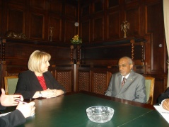 22 February 2012 National Assembly Speaker Prof. Dr Slavica Djukic Dejanovic receives the newly-appointed Ethiopian Ambassador 